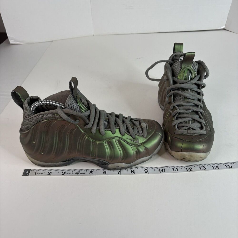 Nike Air Foamposite One 'Shine' AA3963-001 Women's Size 8 Green - Picture 9 of 11